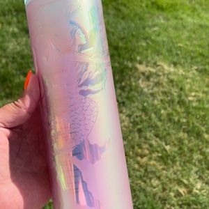 Limited 2022 New 16oz Reusable Starbucks Matte Soft Touch Iridescent siren